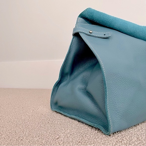 SOLD - VIRONE Italian Leather Bag - Picture 10 of 16